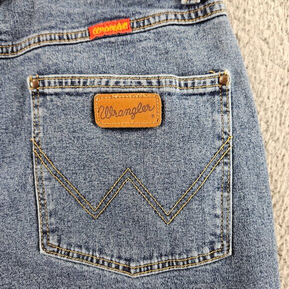Wrangler Jeans Womens 30x28 Blue Denim Straight Leg High Rise Western Cowboy USA - Picture 12 of 14